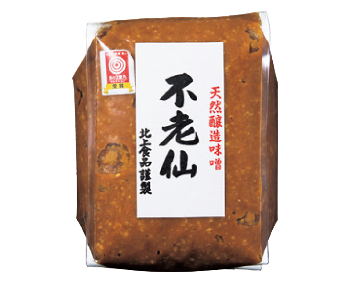 宮城　天然醸造味噌　「不老仙」