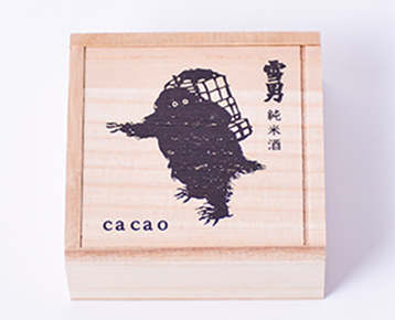 小町通りの石畳「雪男」 / cacao