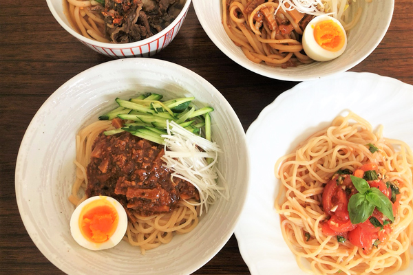 アレルギーの人も安心！ グルテンフリーでおいしい ジャージャー麺。 「発芽玄米めん」「めんを食べる醤」