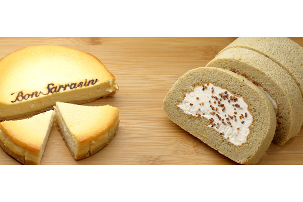 そば粉を使ってヘルシーでおいしい 「ぼんさらざんろーる」 「おそばのチーズケーキ」 「グルテンフリー 信州そばペンネ」