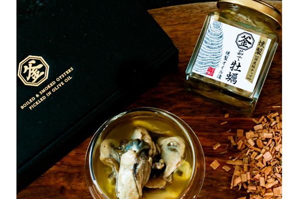 新しいおいしさをお家で手軽に！「釜茹で牡蠣」「釜茹で牡蠣燻製オイル漬け」＆「希望の干し芋」