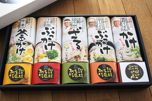 自宅にいながら名店の味を食べ比べ！「讃岐名匠列伝/讃岐うどんギフトセット」「全国銘店ラーメン詰合せ」