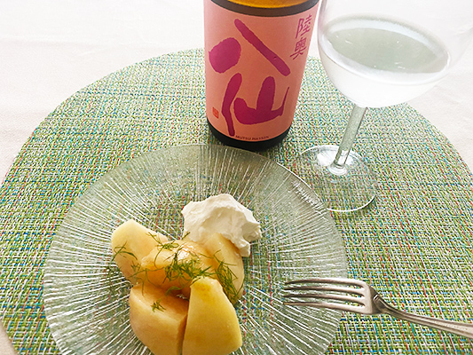 フレッシュな果実味と旨味が絶妙なバランスで、洋食との相性もバッチリ 「陸奥八仙 ピンクラベル 吟醸 火入」