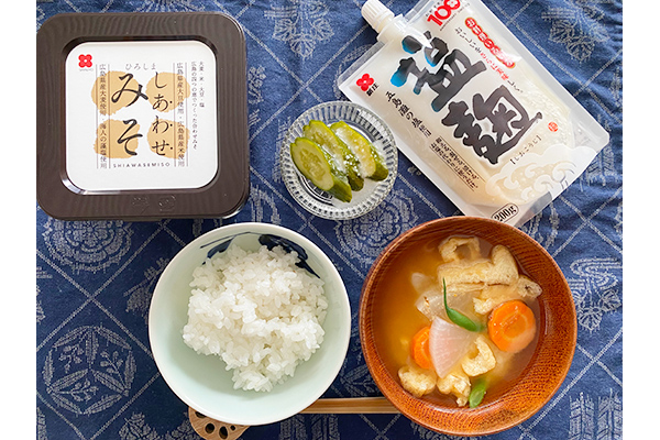 広島の地で創業100周年。地産地消にこだわった「広島しあわせみそ」、五島灘の塩を使用した「新庄スパウト塩麹」