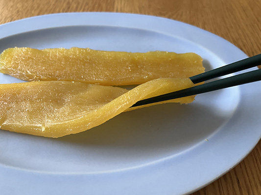 半熟のような柔らかい食感！素朴な甘さで後を引く「半熟ほしいも 平干し」