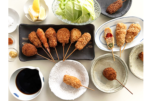 無添加・手作りにこだわった「串一亭の串揚げセット」大豆ミートを使いヴィーガン認証取得「ソジャヴェール（Soja Vert）」
