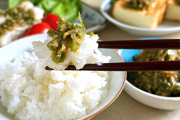 辛い！でもやめられない！ご飯が進む青唐辛子たっぷりのおかず味噌「青唐がらし味噌」