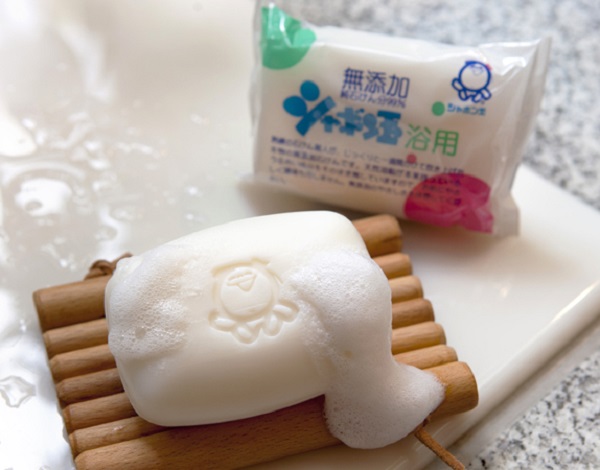 肌にも環境にもやさしい真の無添加石けん「シャボン玉浴用」「純