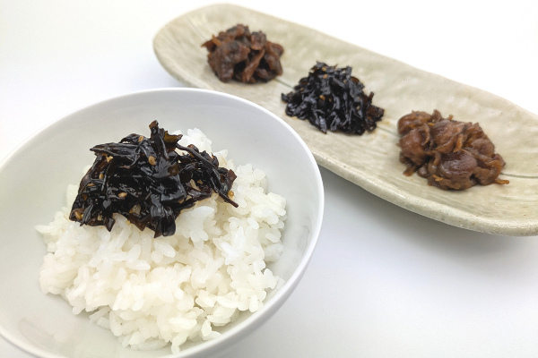 昆布、生姜あさり、一口ほたて、人気の佃煮を食卓に「江戸一王道セット」