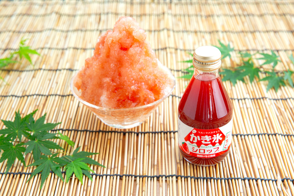 色も香りも味もいちごそのもの！「かき氷シロップいちご」