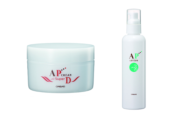 肌悩みを持つ方に支持され続けるスキンケア化粧品「APクリーム+SD」「APローション+SK20」