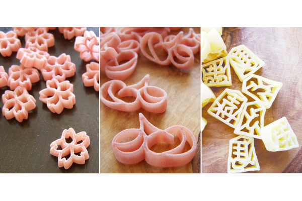 桜・さくらんぼ・将棋駒も！食卓が華やぐアートパスタ「山形の宝パスタセット」