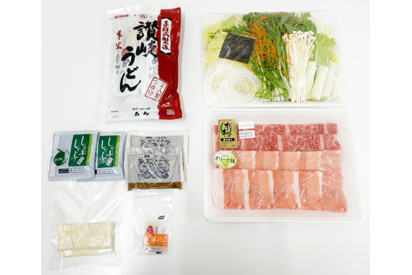 オリーブ牛&オリーブ豚 食べ比べセット 2人前