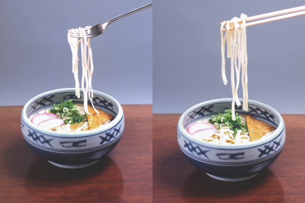 めんつゆがよくからみ、箸でもフォークでも“すべらない”と縁起もいい「すべらんうどん」