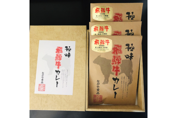 最高級 A5等級 飛騨牛 カレー 3食セット