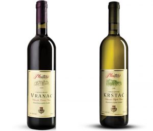 ナマケモノワイン　赤「Vranac（ヴラナッツ）」　白「Krstac（クリスタッチ）」