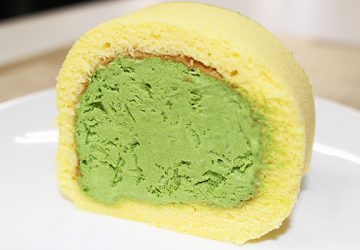 ロールケーキ：京都府・茶游堂の『濃茶ロールケーキ』