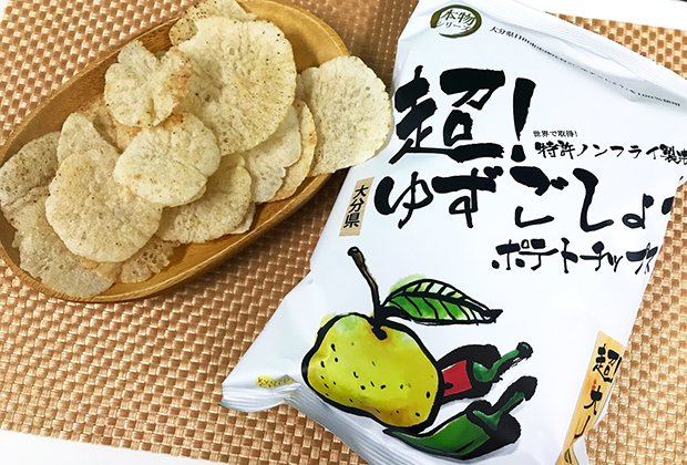 九州チップスの『超！ゆずごしょうポテトチップス』です