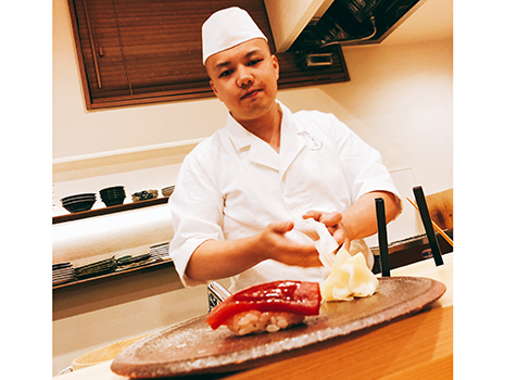 うどん店仕様なので、つけ場が上から目線という、期せずしてインスタ映え仕様なのも面白い。