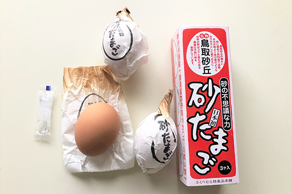 鳥取県「とっとり・おかやま新橋館」で見つけた、らっきょう甘酢漬、梨フルーツらっきょうディップ、砂たまご、ペッパーポーク、二十世紀梨ゼリー