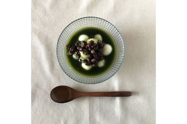 抹茶のほろ苦さと小豆の上品な甘さが味わえる、「抹茶ぜんざい極」