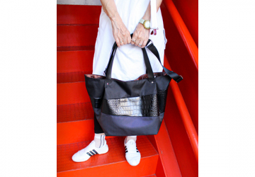 人気ブランド「OSAM（オサム）」の 「ストレスフリー 2WAYショルダー・ワニ型押し」 異素材の組み合わせがおしゃれなバッグに注目！