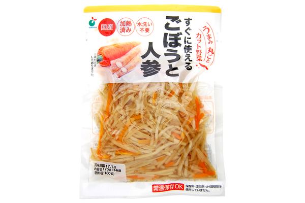 「うまみ丸ごと野菜 国産ごぼうと人参　100g」（20袋）