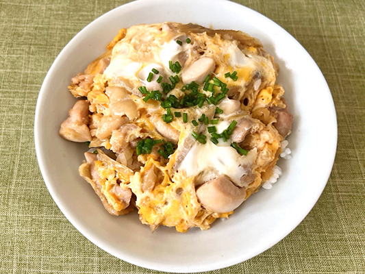 親子丼やカツ丼、牛丼にも使えます。