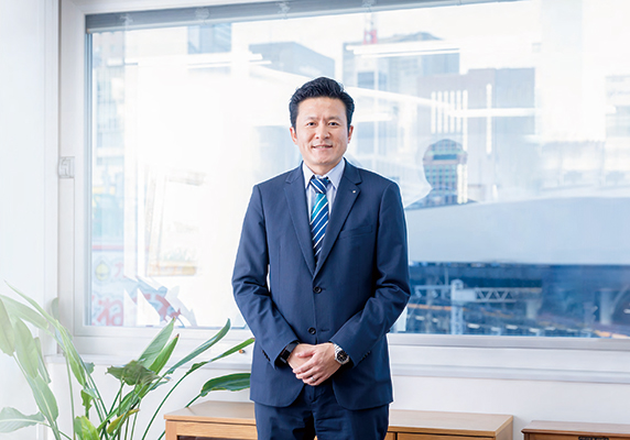 東和フードサービス株式会社 代表取締役社長CEOの岸野誠人氏