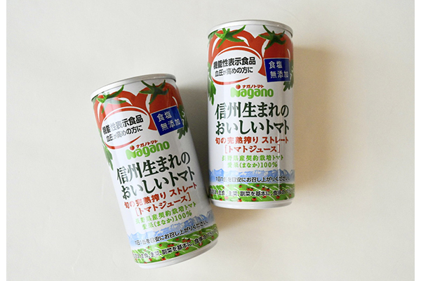 「信州生まれのおいしいトマト 食塩無添加（機能性表示食品）」(190g×30本)