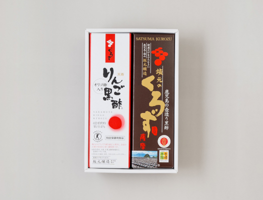 坂元のくろず薩摩・天寿りんご黒酢360mlセット