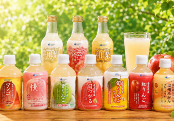 まるでりんごを丸かじり!「青りんごジュース 王林種100%」と「紅りんごジュース ストレート 100%」